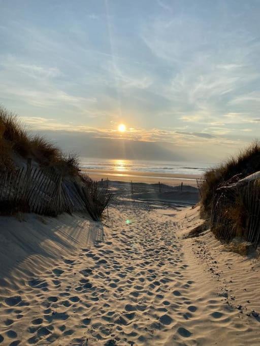 Studio Entre Mer Et Dunes Avec Balcon Vue Laterale Mer 50M Plage Pour 3 Pers Wifi Menage Compris Fort-Mahon-Plage Exterior foto