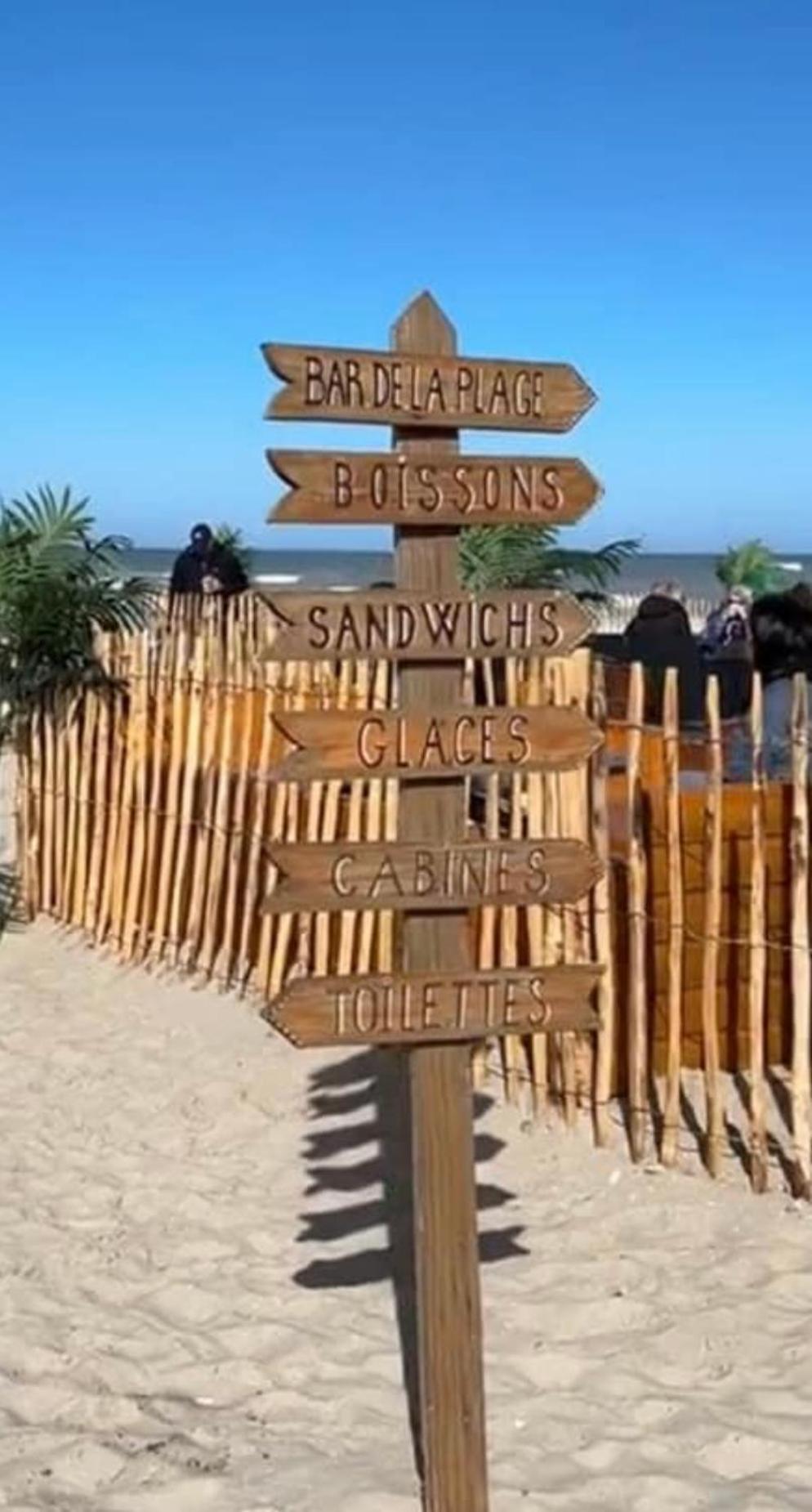 Studio Entre Mer Et Dunes Avec Balcon Vue Laterale Mer 50M Plage Pour 3 Pers Wifi Menage Compris Fort-Mahon-Plage Exterior foto